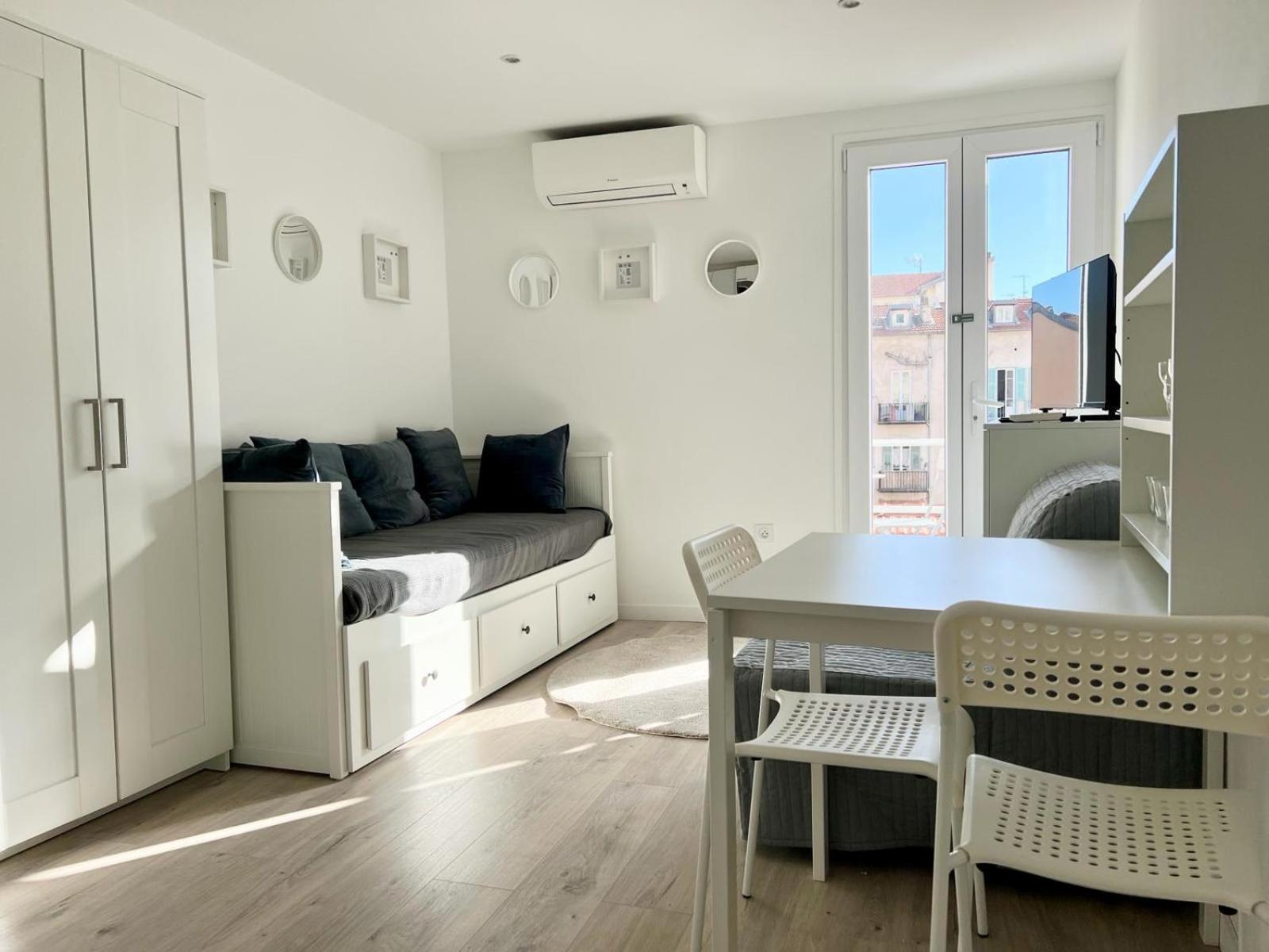 Studio Moderne Renove Avec Balcon Nice Extérieur photo